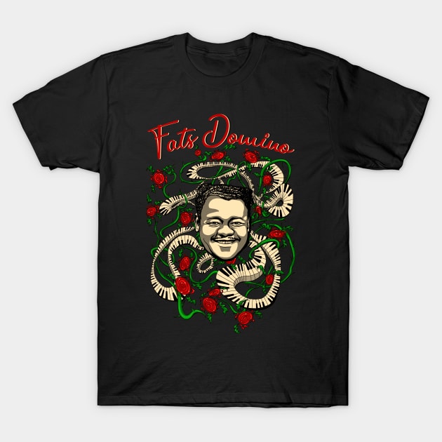 Fats Domino T-Shirt by ThunderEarring